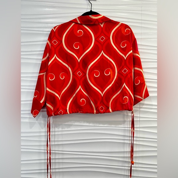 NWT Retro Summer Spring Zara Print Top - Picture 14 of 14